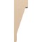 Ekena Millwork 5"W x 10"D x 30"H Thin Burlington Rough Cedar Woodgrain TimberThane Corbel, Primed Tan CORUR05X10X30BURRCPR - alternate 6